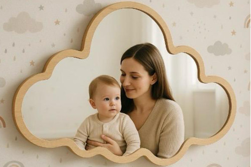 Bebek Odası Bulut Ayna
