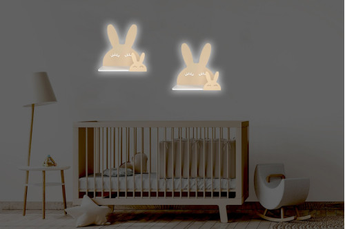 BugyBagy Tavşan Raf Lamba Koleksiyonu