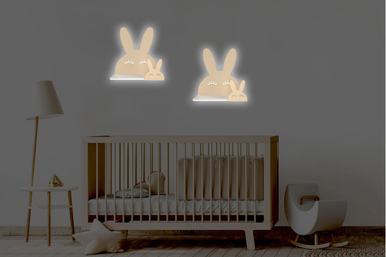 BugyBagy Tavşan Raf Lamba Koleksiyonu