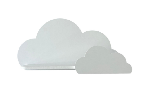 Bebek Odası Bulut Duvar Rafı