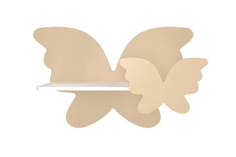 Bebek Odası Kelebek Duvar Rafı