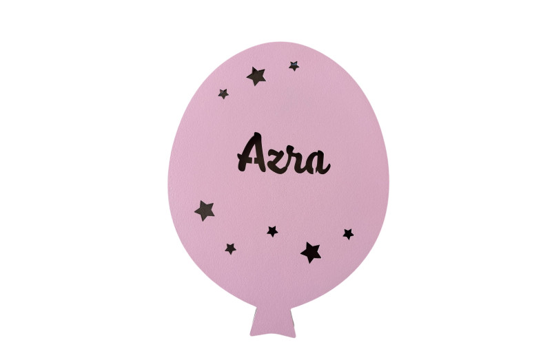 Oymalı İsimli Balon Lamba 