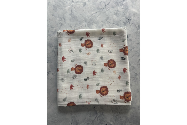 Lion Bebek Müslin & Tulum Seti