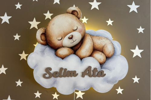 Bulut Üzeri Ayıcık Lamba-İsimli