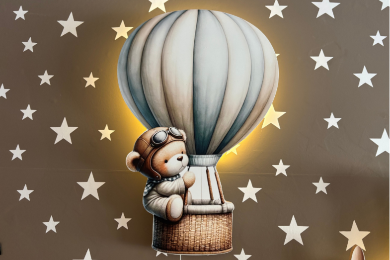 Pilot Ayıcıklı Kapadokya Balon Lamba Pilot Ayıcıklı Kapadokya Balon Lamba