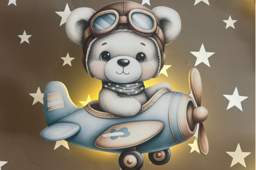 Pilot Ayıcıklı Helikopter Lamba 2