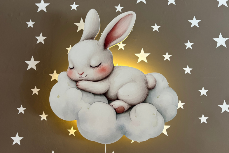 Bulut Üzeri Tavşan Lamba